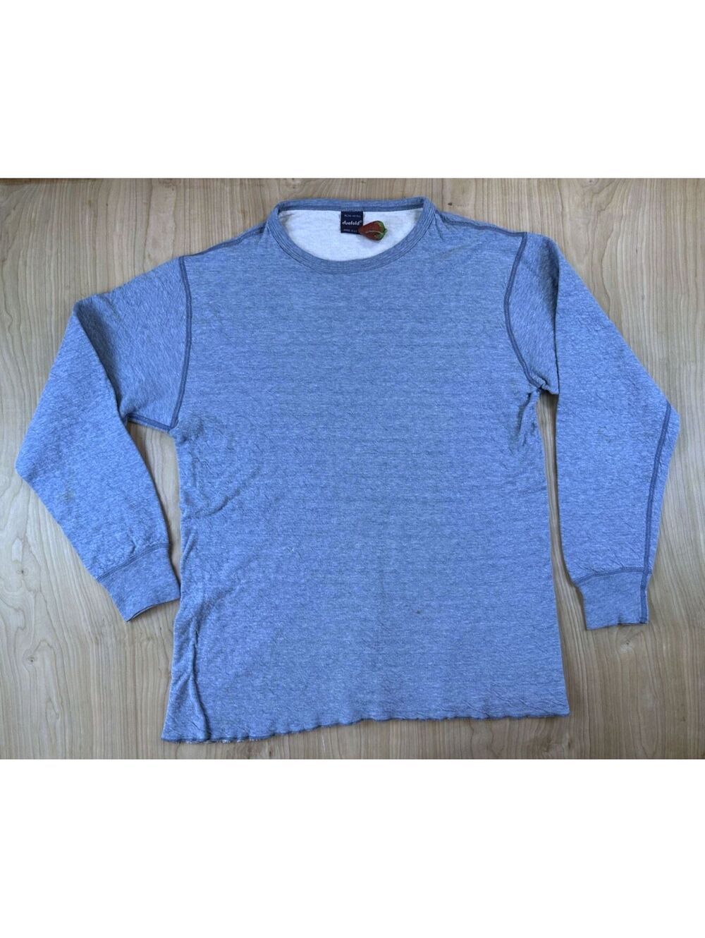 vintage 80s Duofold two layer thermal shirt xlarge long sleeve Workwear gorpcore